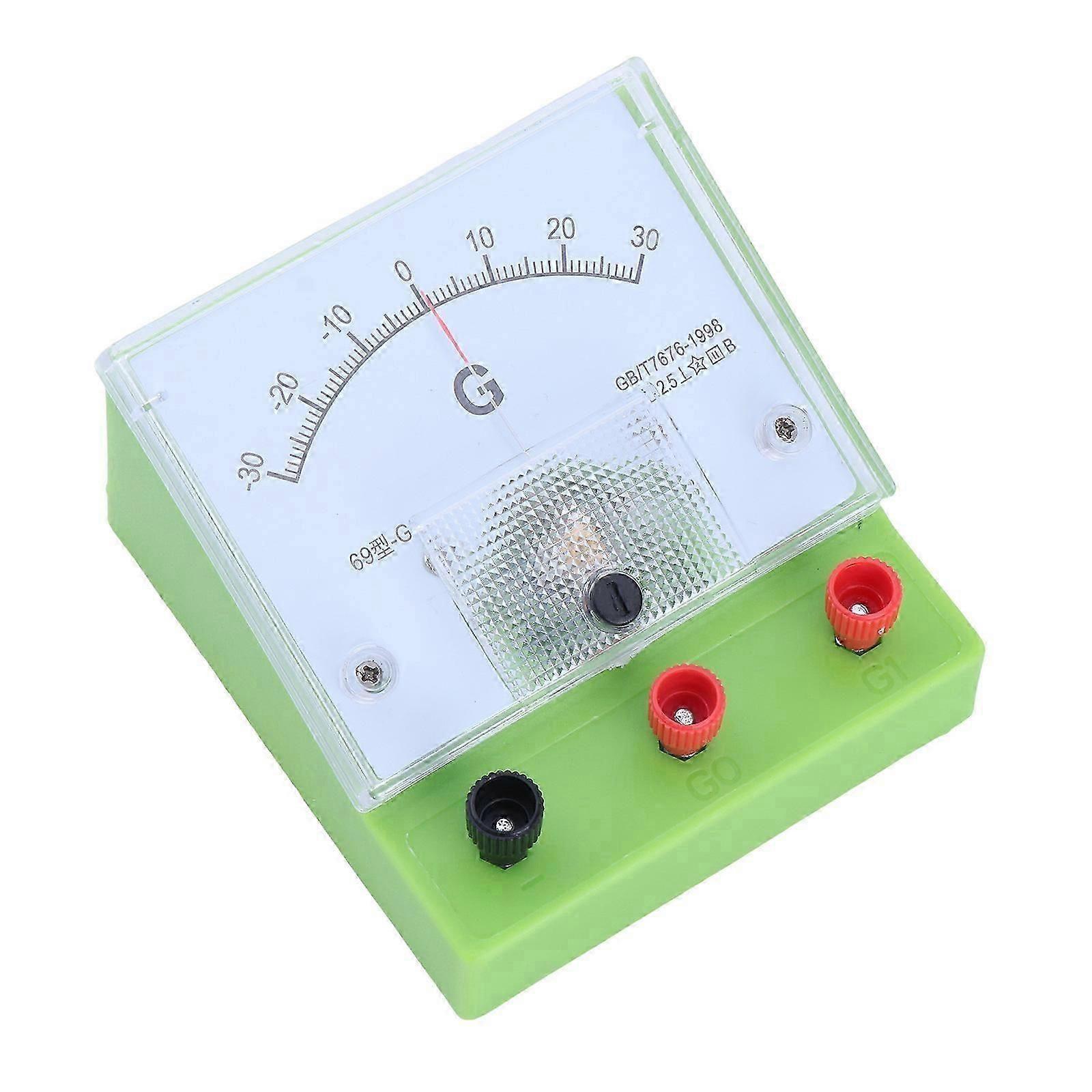 Home Galvanometer Scientific Current Sensor Sensitive Ammeter Electric Current Detector Analog Display Educational Tool core