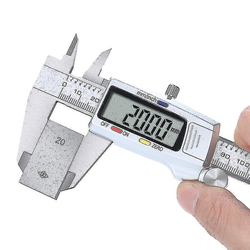6 Inch Caliper Measuring Tool Lcd Display Digital Vernier Caliper Measuring Instrument Plastic Verni