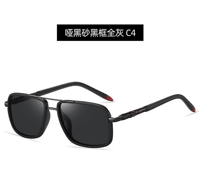 New Outlet Men's Retro Square Uv400 Polarized Glasses Sunshade Sun Protection Glasses