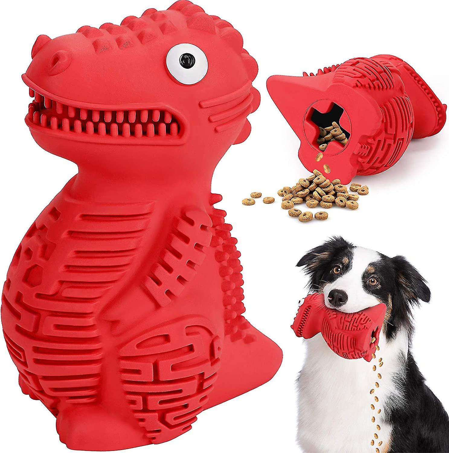 Indestructible Big Dog Toy, Rubber Interactive Chew Toys, Toothbrush F