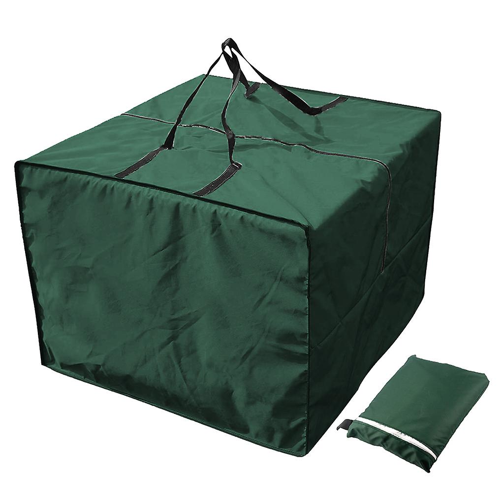 مربع وسادة حقيبة التخزين في الهواء الطلق أثاث الحديقة لوسادة مقعد تحمل للحالة مقاومة للماء غطاء واقي مع سستة ومقبض