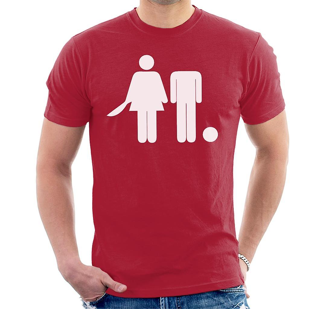 Anti menn Decapitated mann menn t-skjorte