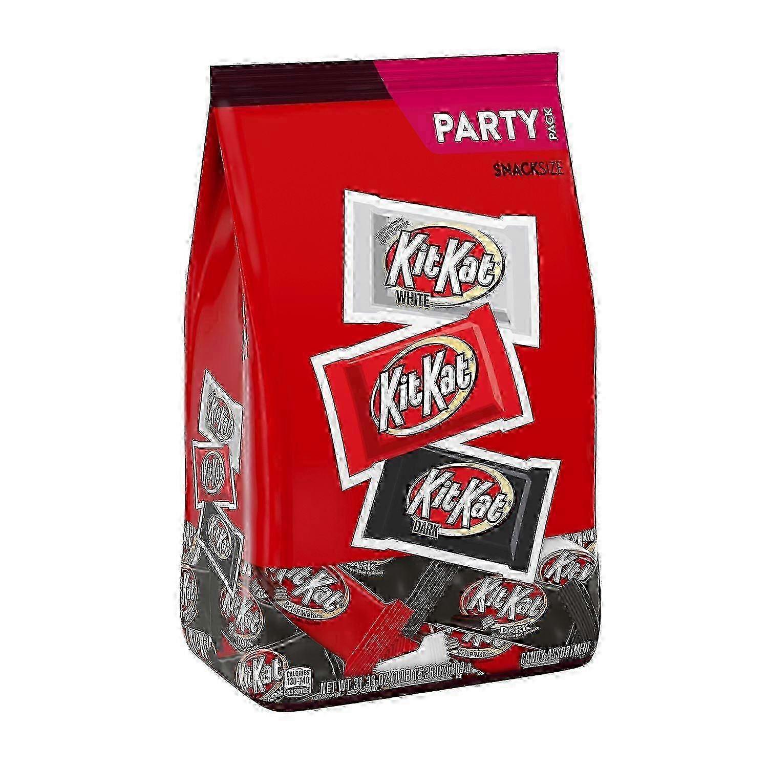 Kit Kat Assorted Bulk Pack With Milk Chocolate, Dark Chocolate And White Creme, 31.36 Oz