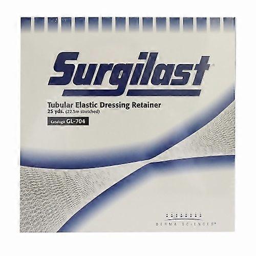 Dermascience Tubular Bandage Surgilast Large Hand, Arm, Leg, Foot Elastic 12-1/4 Inch X 25 Yard Size 4, Box Of 1 (Pack of 6)