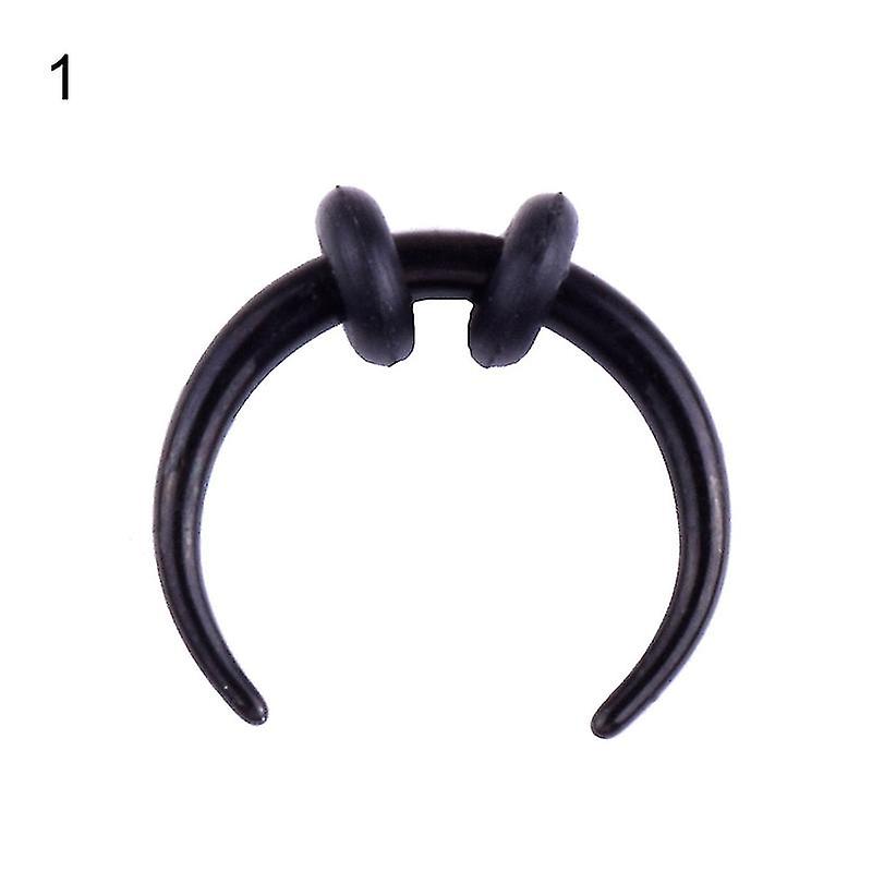 Unisexe C Shape Septum Buffalo Taper Expander Piercing Nose Ring Stud Bijoux