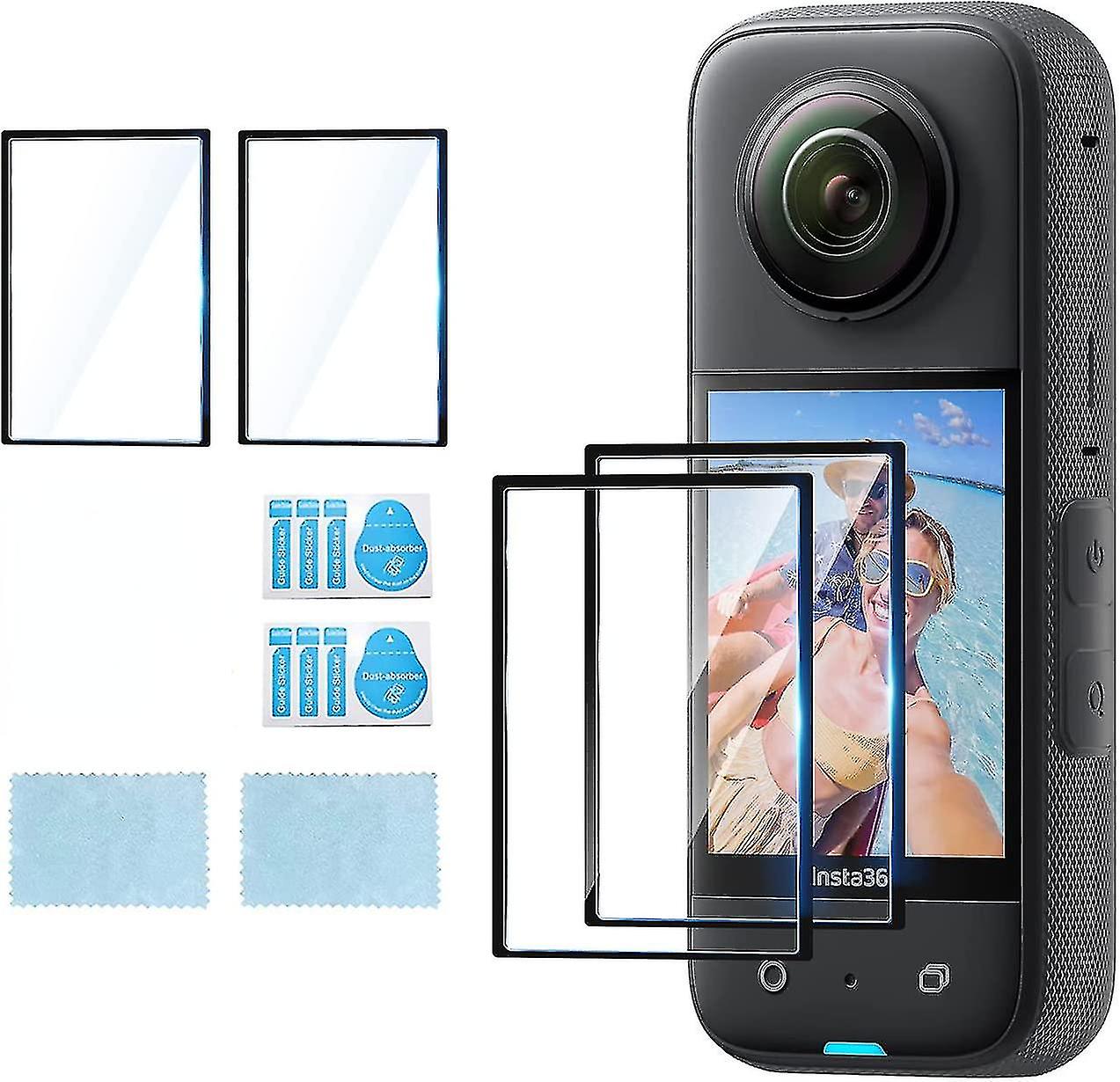 2pcs Screen Protector For Insta 360 One X3, Tempered Glass Film 9h Screen Protector For Insta 360 One X3