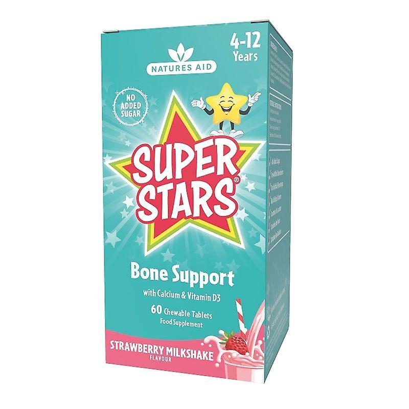 Nature's Aid Super Stars Bone Support Chewable Tabs 60 (151120)