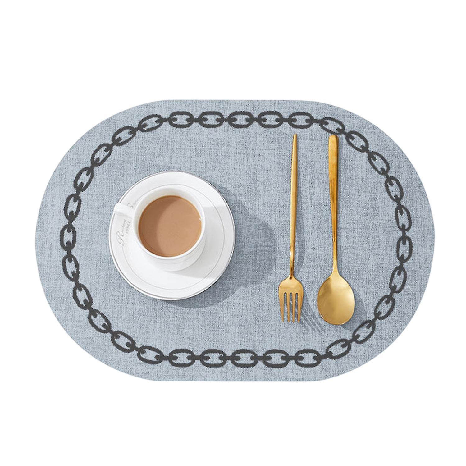 Bowl Mat Decorative Heat Insulation Contrast Color Waterproof Dining Table Cup Coaster Dining Room S