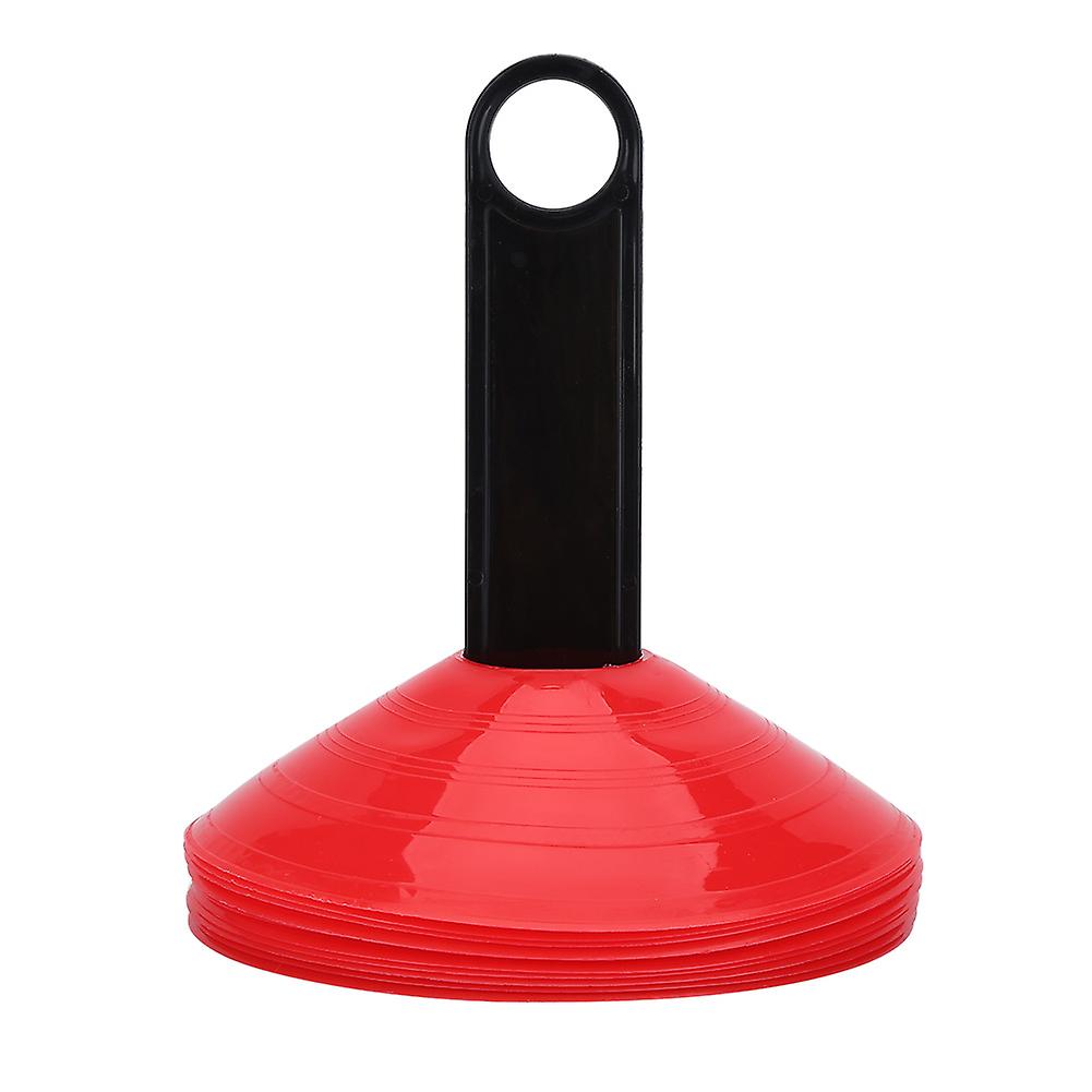Football Saucer,10 Pcs Practical Mini Soccer Cone Marker Future-Proof Design