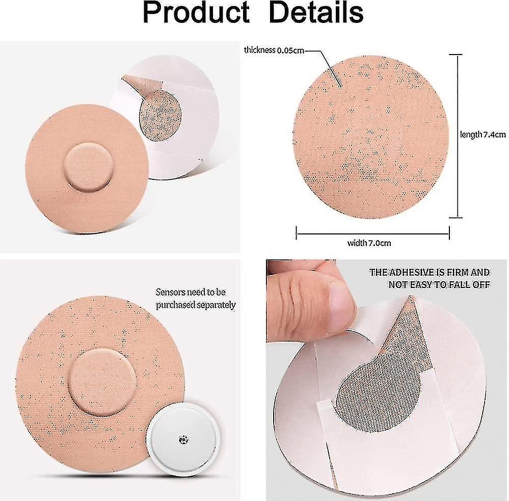 Sensor Covers For Freestyle Libre, Sensor Adhesive Patches Waterproof ... - Cgm Sensor Cover No Adhesive