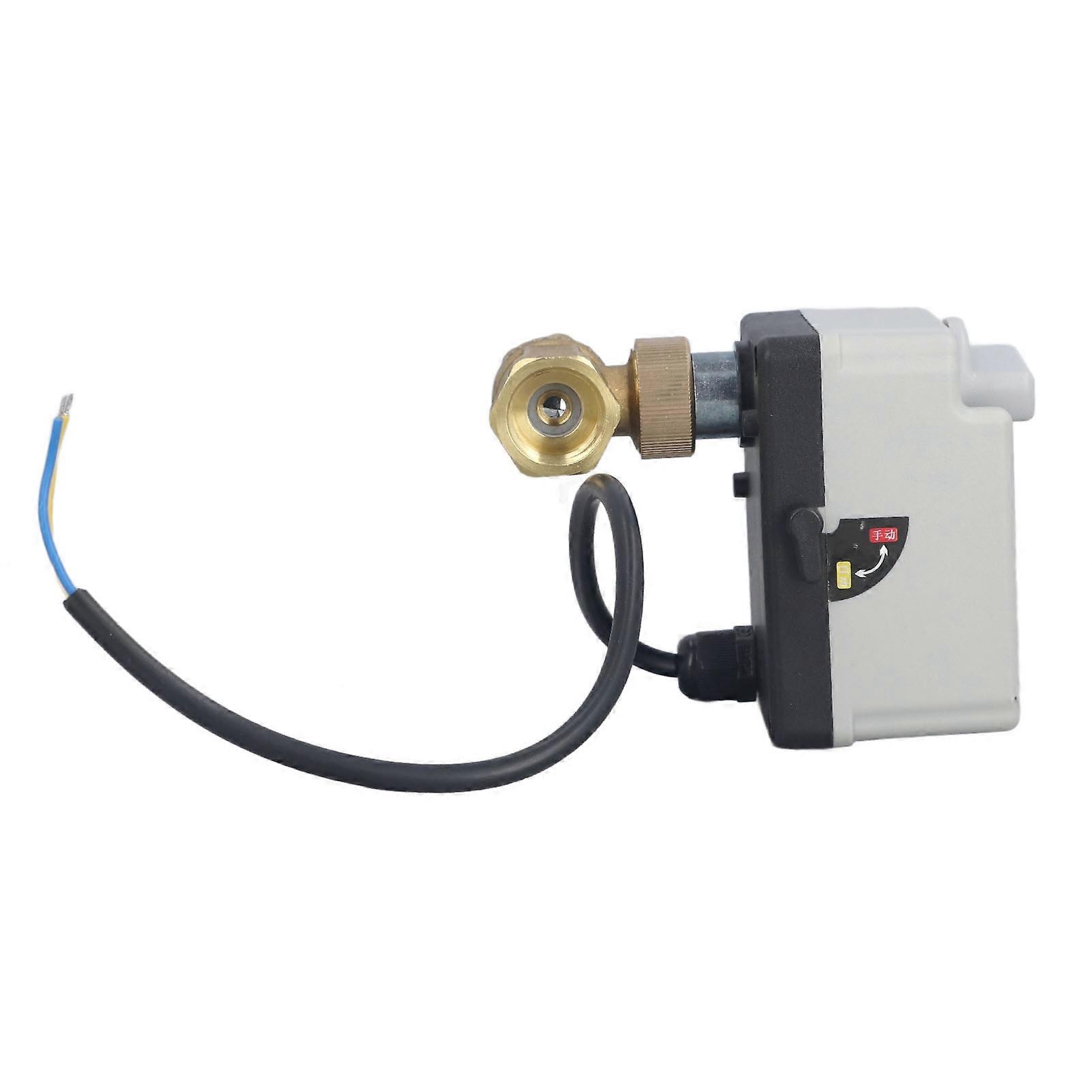 Motorized Ball Valve Manual Automatic 2 Wire 2 Way Normally Closed DN15 Electric Ball Valve DC12‑24V 