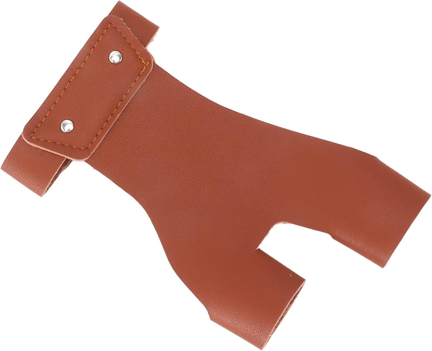 Archery Hand Guard Protector, Comfortable 2 Finger Eliminate Finger Soreness Protective Archery Hand