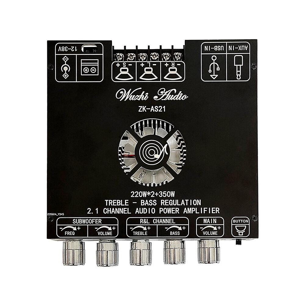 2.1 Channel Bluetooth 5.0 Digital Amplifier Board Module High-low Tone Subwoofer 220w*2+350w