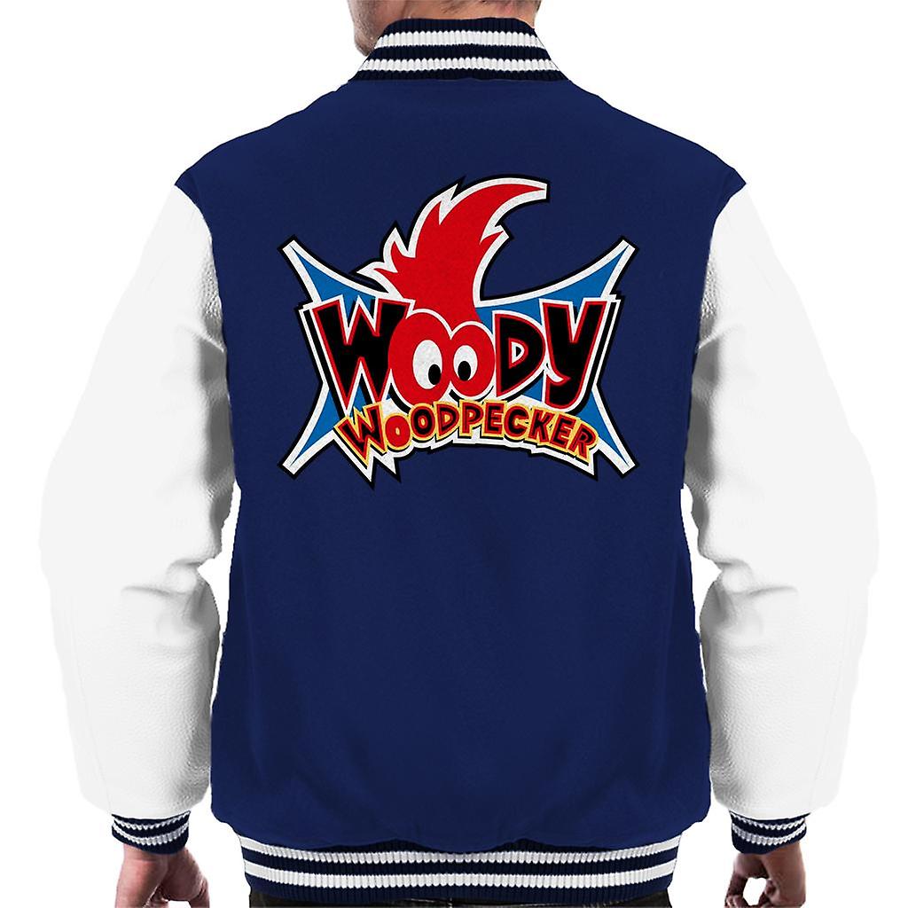 Woody Hackspett Ögon Logo Män's Varsity Jacket