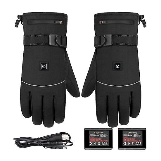 Convenient Heated Gloves Waterproof Breathable Keep Warm