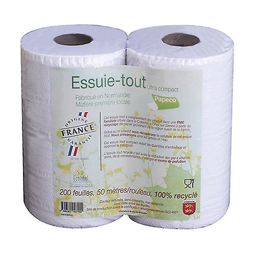 Recycled paper towel by 2 rolls 2 units