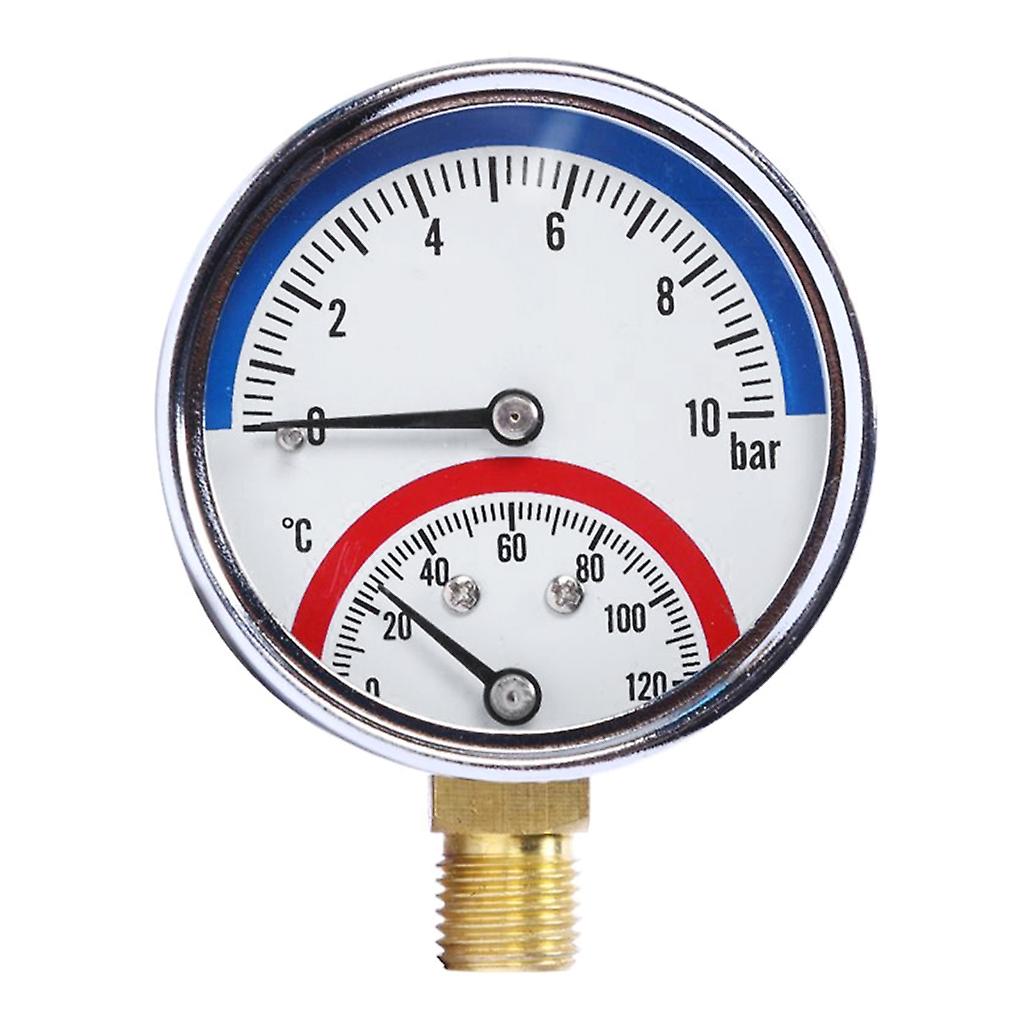 High Precision Thermo-manometer G1/4 Thread Reliable Easy Installation