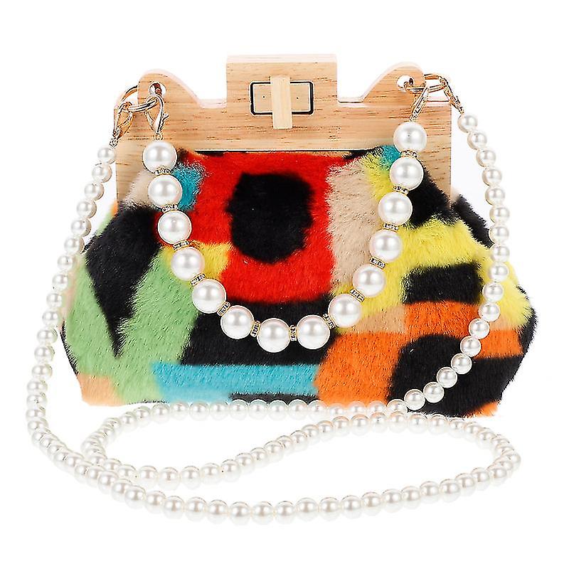 Allinless 1pcs Plush Messenger Bag