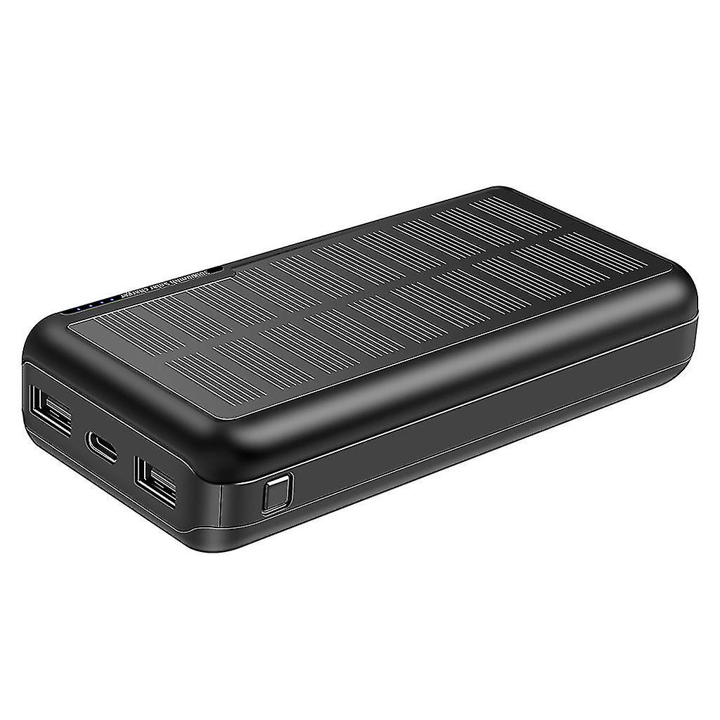 External Battery Solar Powerbank Micro Type-c Port For Phone Digital Decives