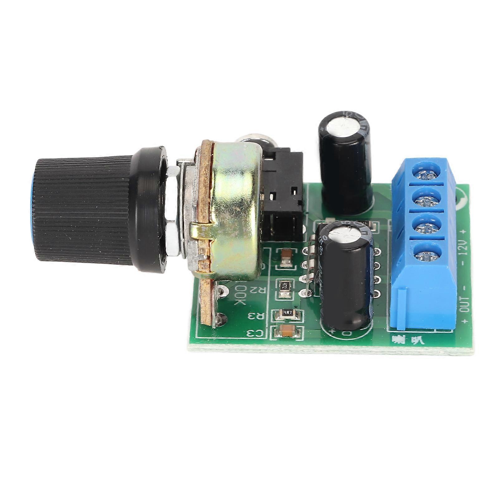 thumbnail interactive-video image 1 of LM386 Power Amplifier Audio Board – Mono 0.5W Micro Amplifier Module DC4V-12V 1 of 2