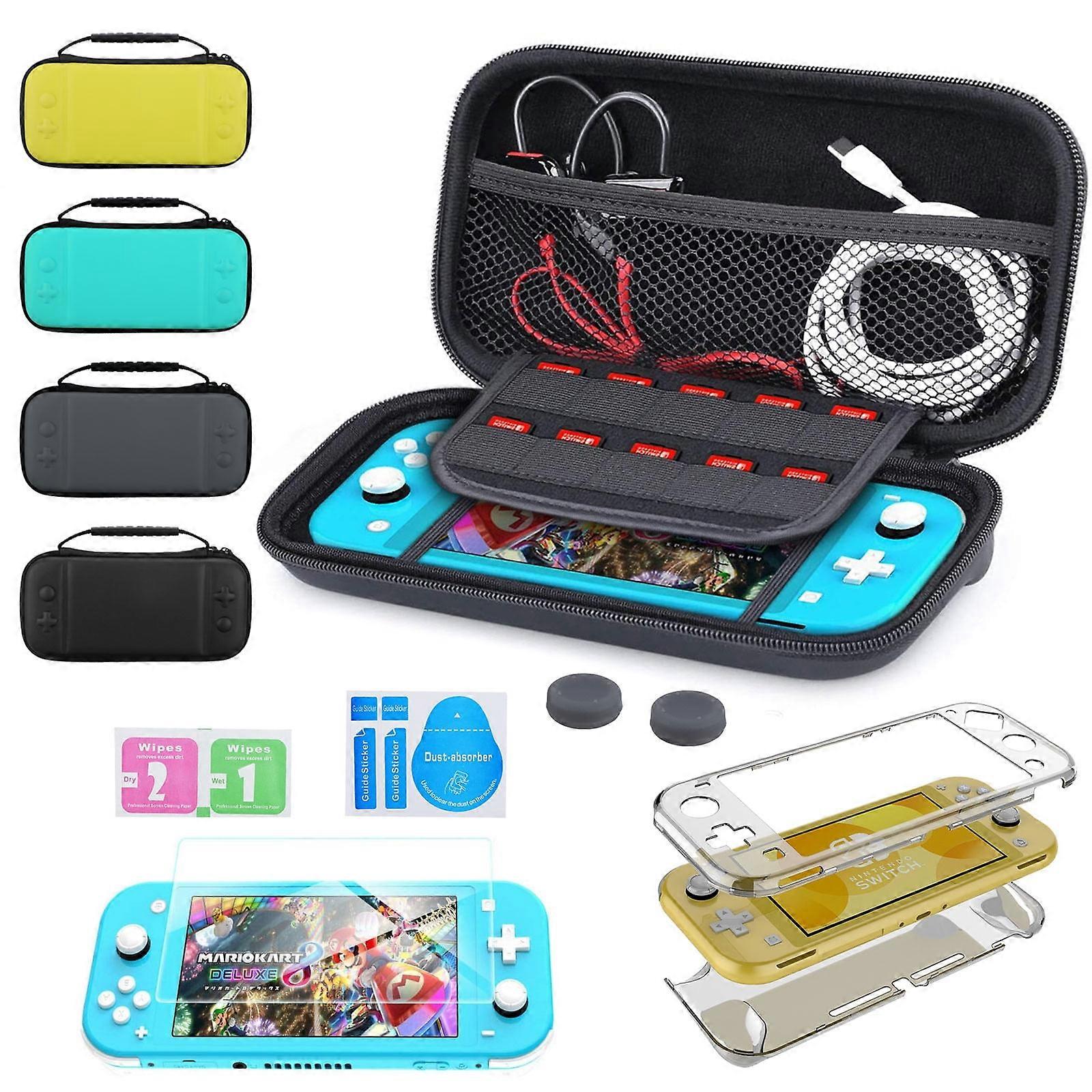 Carry Case Compatible With Nintendo Switch Lite 2019, Hard Protective Portable Travel Carry Case Shell Pouch for Nintendo Switch Lite Console & Access