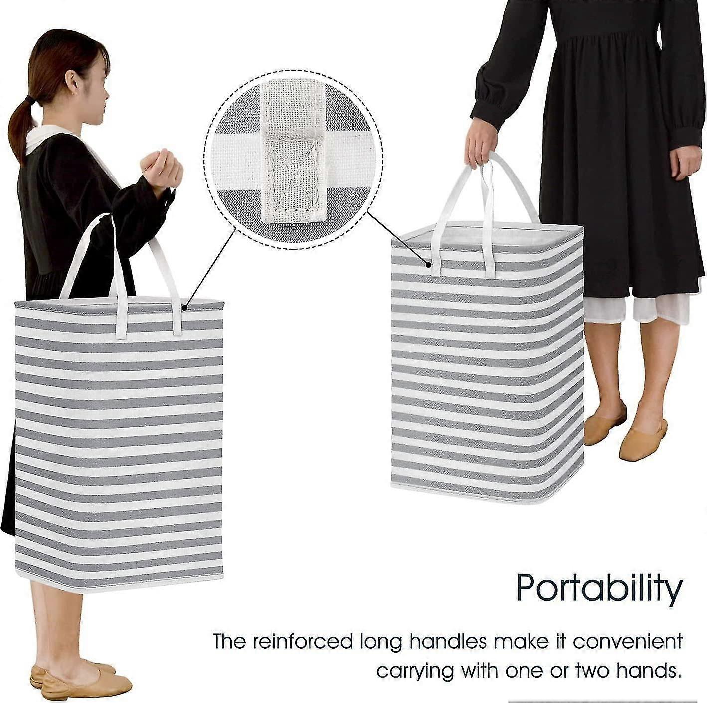 YEGAME Foldable Laundry Hamper – Water-Resistant Storage Basket With Handles For Home