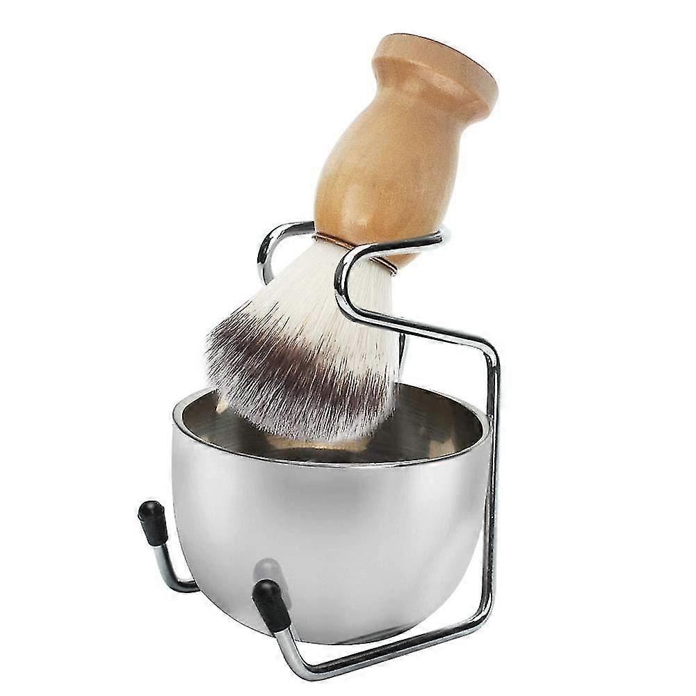 3 in 1 scheerborstel set scheerkom en scheerstandaard scheerborstel houder