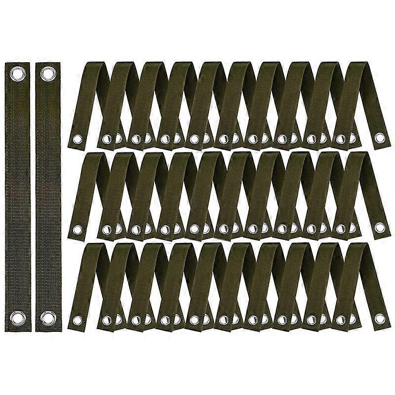 32Pcs 15.74Inch Tree Straps for Staking with Grommet for Staking Newly Planted Saplings and Hurricane Protection