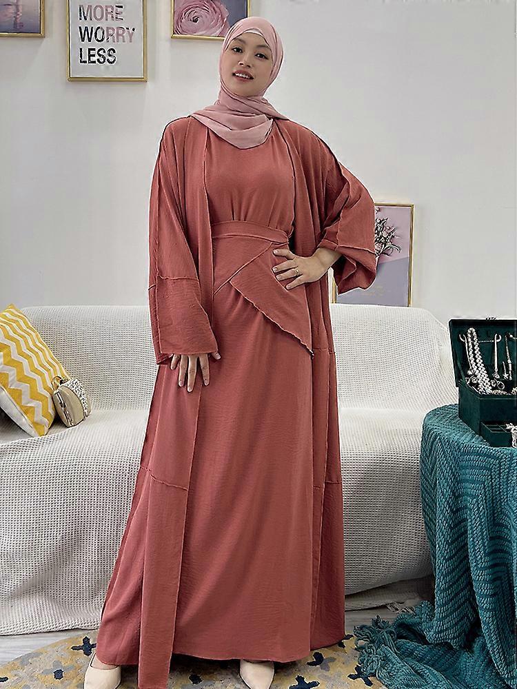 Eid Morocco Muslim Dress Women Abaya 3 Piece Set Kaftans Evening Dresses  Woman Dubai Turkey Islam Long Dress Robe Femme Vestidos | Fruugo ZA