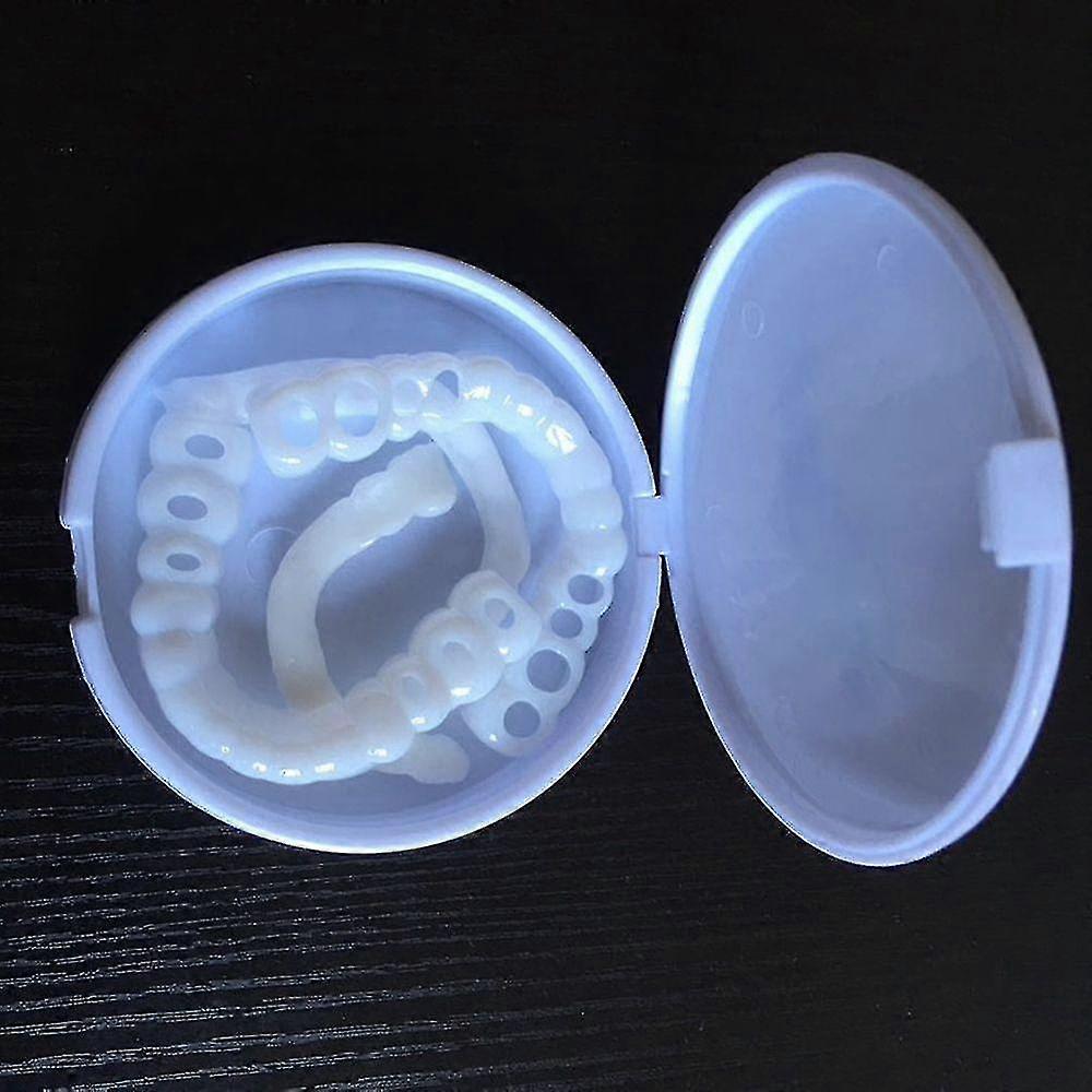 シリコーンフェイク歯のヴィーナーとボックスホワイトのブレース