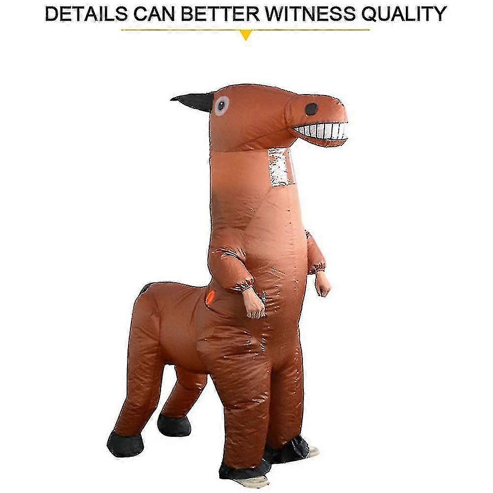 Active Laughing Horse Inflatable Suit Personalized Dress-up Clothing Compatible With Adult Women Men -cdsx
