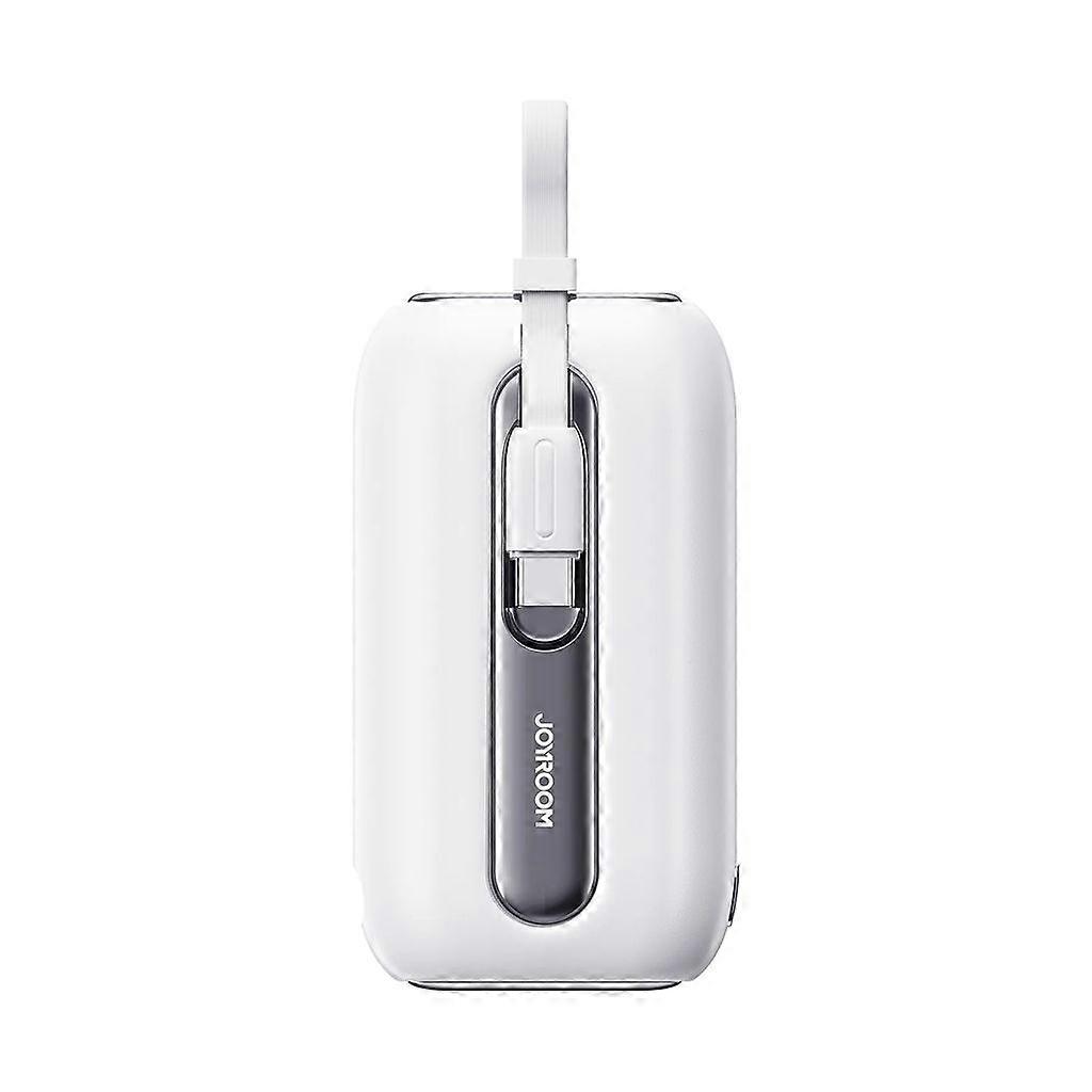 Joyroom Colorful Series 22.5W, 10000mAh Power Bank + 2-in-1 Cables - White
