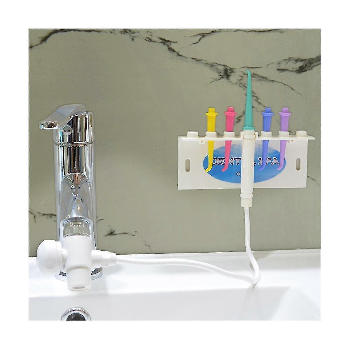 Keran Air Benang Irrigator Mulut Sikat Jet Pemutih Sikat Pembersih Mulut Irigator