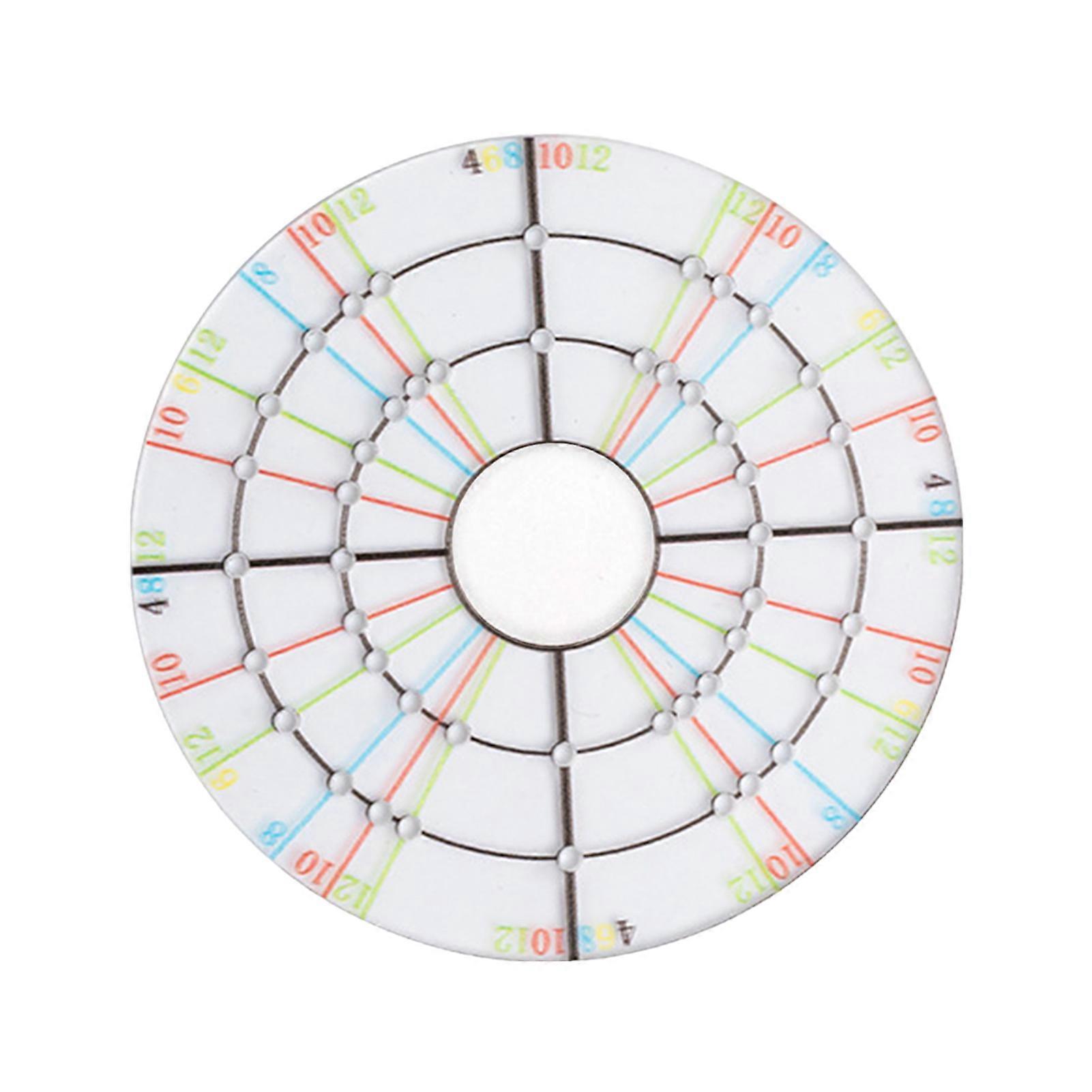 Pottery Trimming Spinner Tool Ceramic Disc Wheel Trim Clay Tools for Potters Easy to Use Colorful Scale Design DIY Pottery Restoration Professional Po