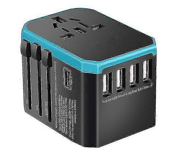 4 Usb Ports Usb -funct Adapter Travel Plug+