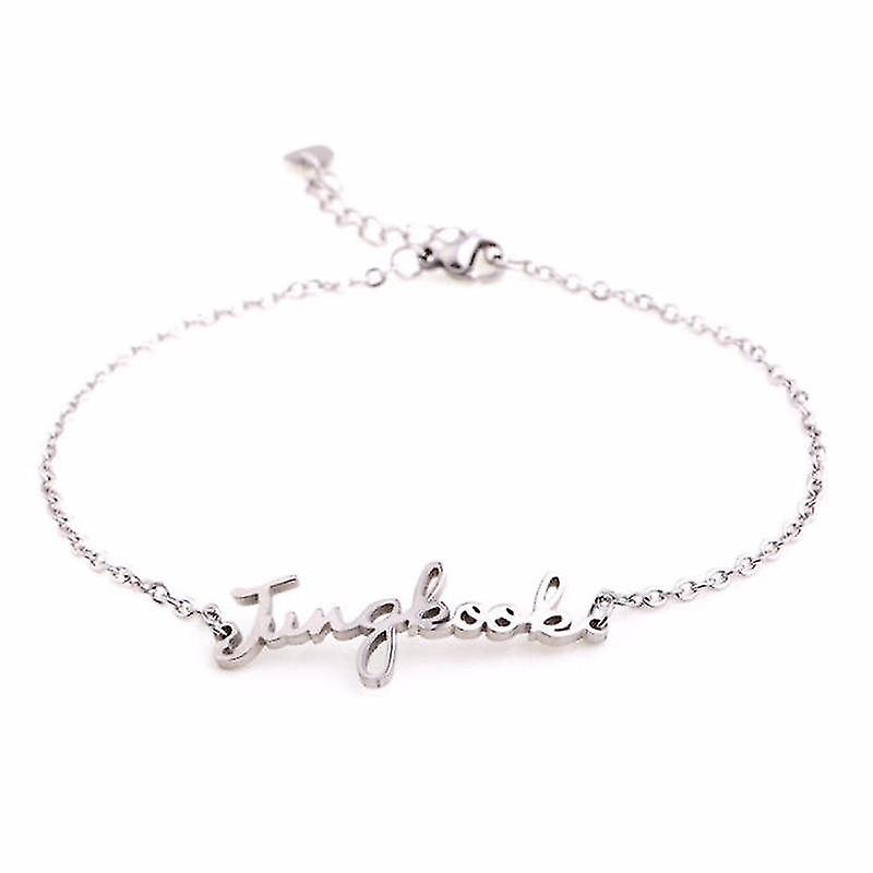 キーホルダー KPOP バンタン チタン スチール ブレスレット スガ ジミン ジン ジョングク V RM ジュエリー