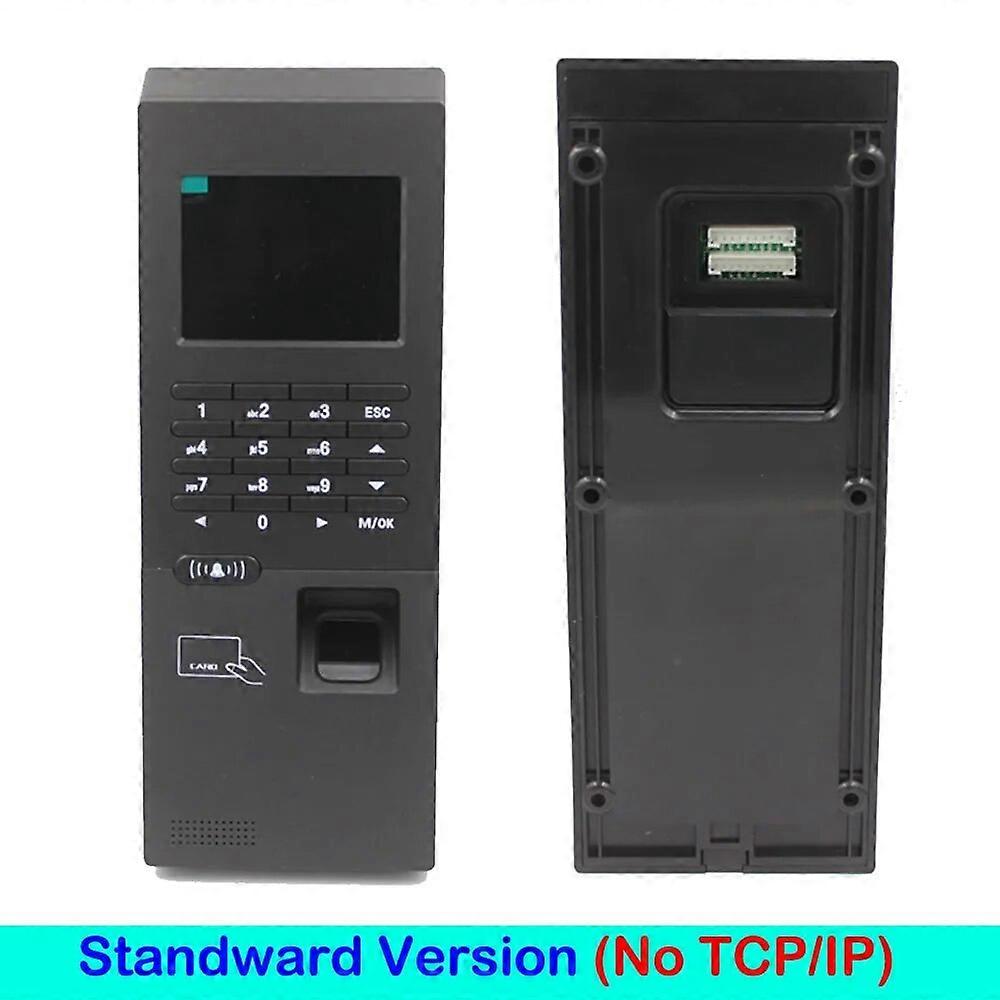 2,8 tum 125khz RFID Biometriskt fingeravtryck Tidklocka Åtkomstkontroll Knappsats Elektronisk USB TCP / IP RS485 Närvaro 2000 Användare