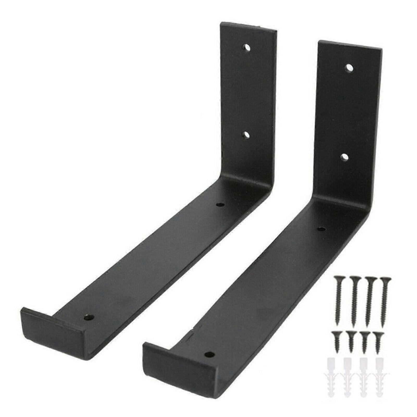 Floating Wall Shelf Brackets Heavy Duty Rustic Wall Shelves Suitable for Bookshelf Shoe Rack