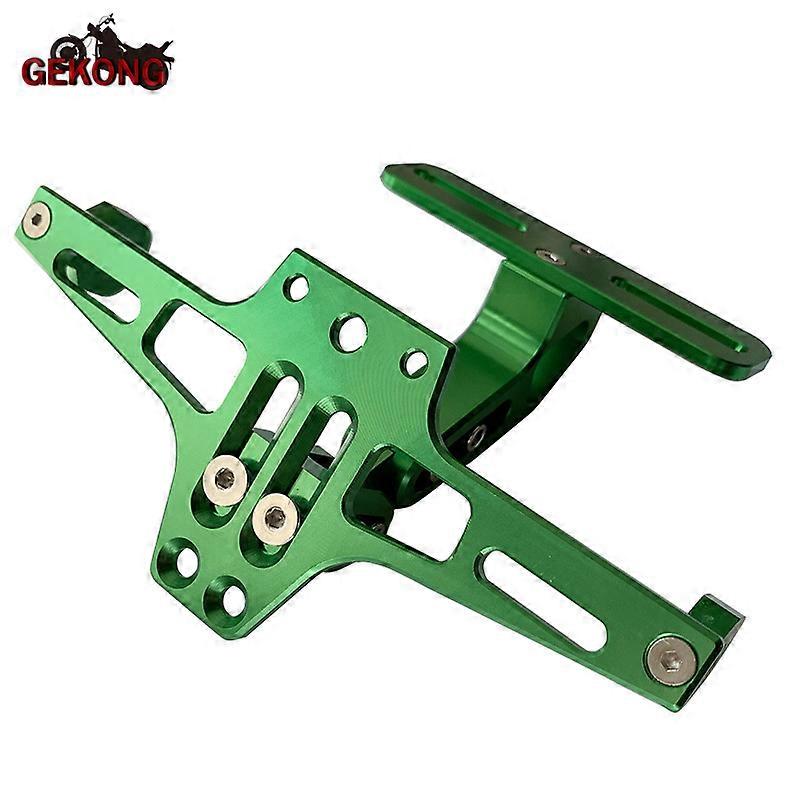 Universal Adjustable CNC License Plate Holder Bracket LED Light For Yamaha YZF R1 R6 R3 R125 FZ1 FZ6 FZ8 MT07 MT09 XJ6 TMAX MT10