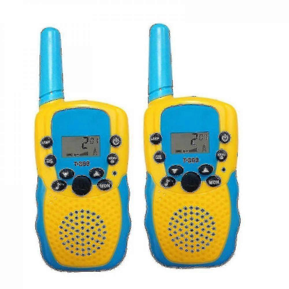 2pcs Children's Walkie Talkie,parent Child Interactive Toys(yellow)
