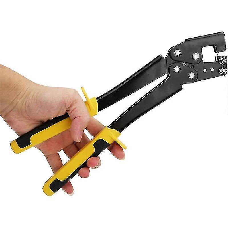 Crimping Plier, Light Steel Keel Non-slip Handle Fixed Punching Pliers Stud Crimper Punch Range For Factory Building Ceiling