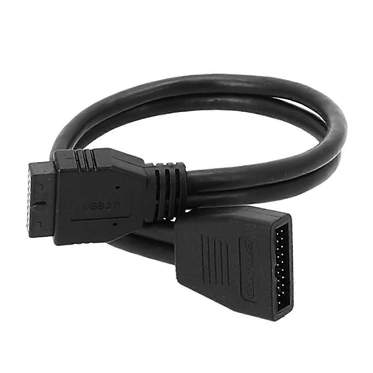 Mainboard USB3.0 Extension Cable 20-Pin Extension Cable Chassis 19-Cable USB 3.0 Portable Straight Head Extension Cable
