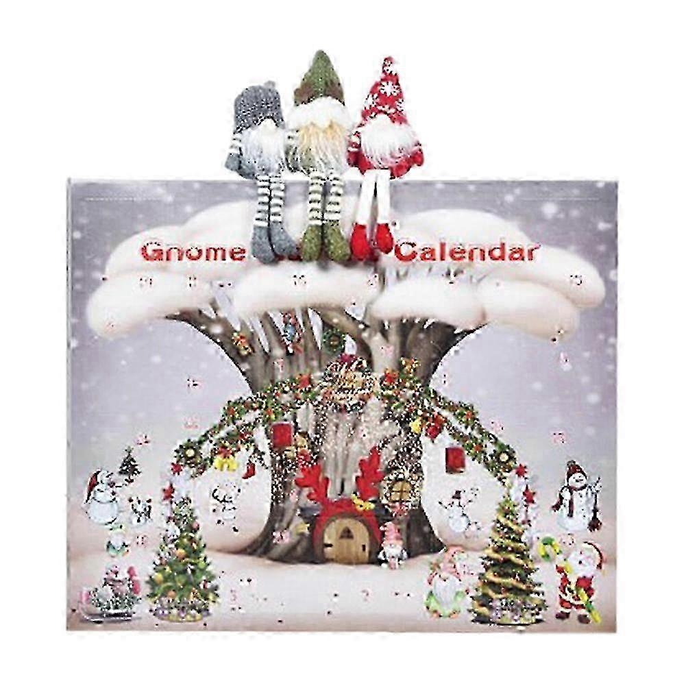 2024 Christmas Gnome Advent Calendar with 24pcs Plush Gnomes, 2024 Christmas Gift for Kids and Adults Walkbee2024  Default