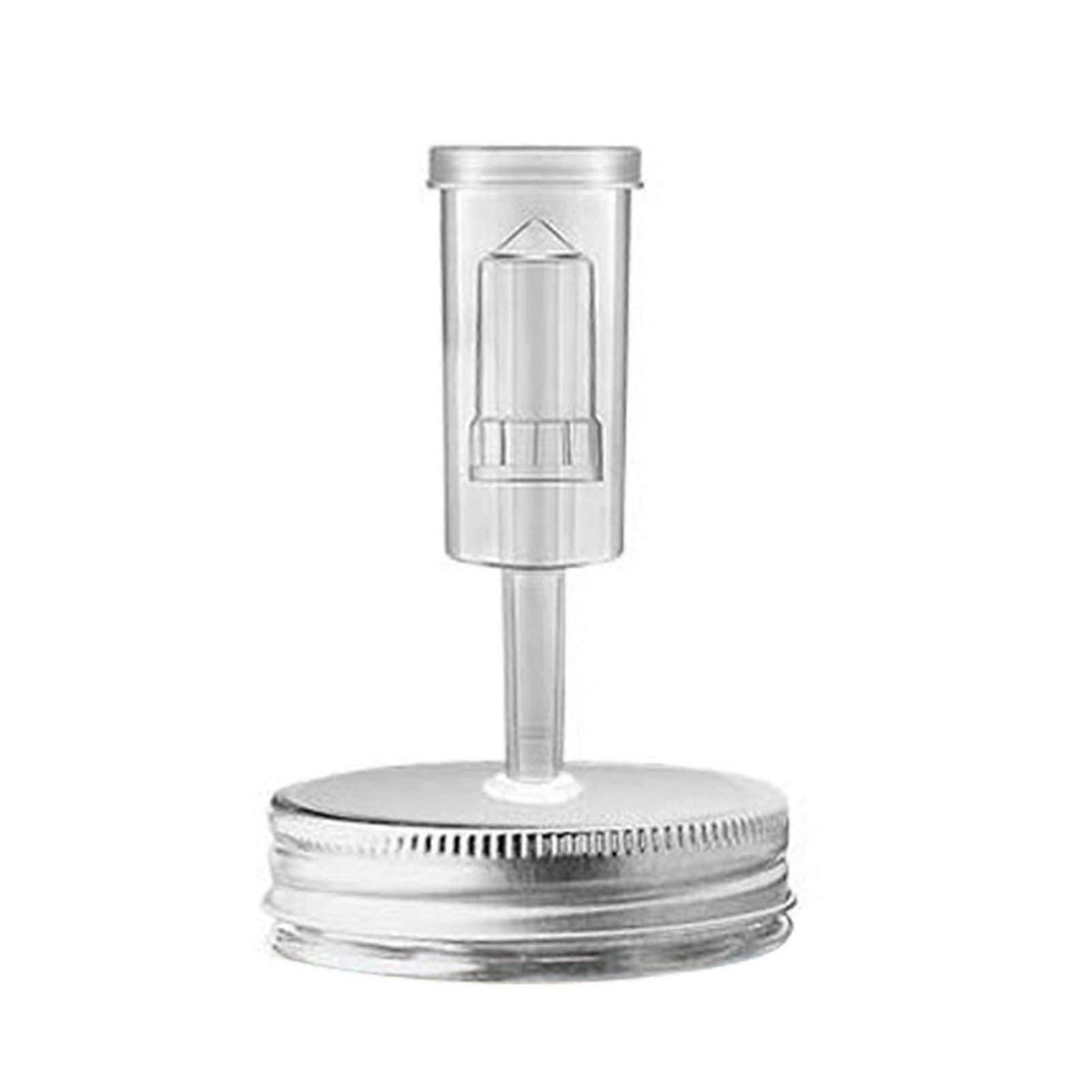 Ensemble de pots Mason à large bouche avec couvercle de fermentation et sas d’aéros