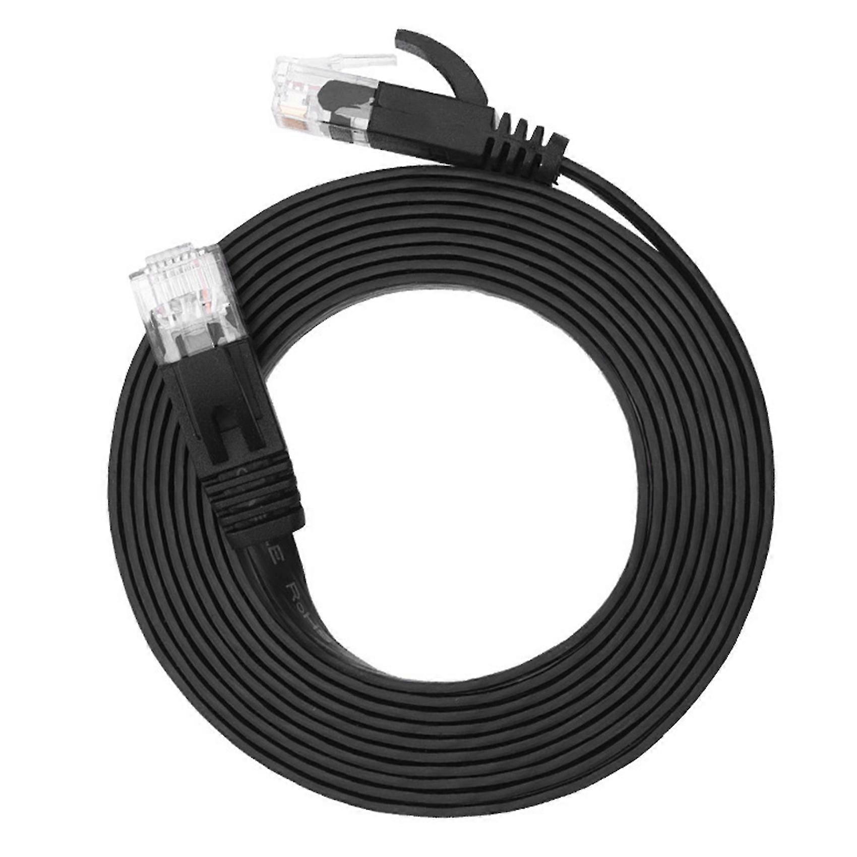 Cat6 Rj45 Computer Network Cable Flat Jumper Cat6 Super Six Network Cable Suitable For Computer Not