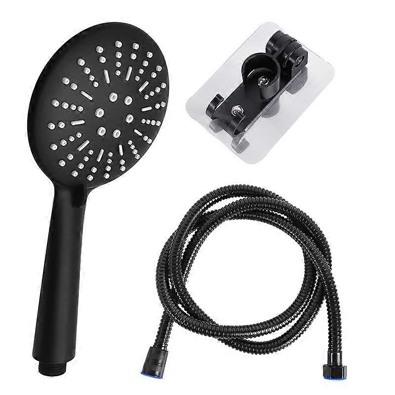 1pc 3  settings Shower Head with 1.5m hose and Base
