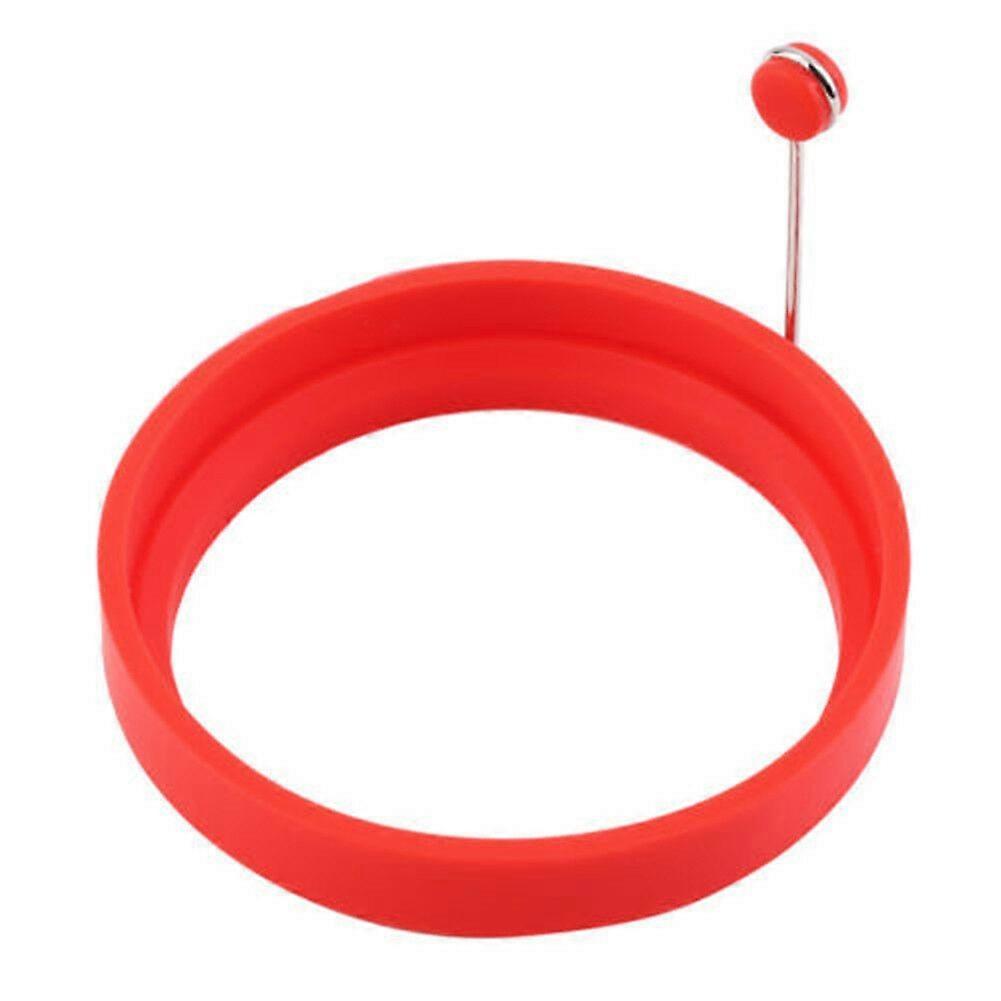 Silicone Round Egg Pancake Ring Mold with Handle Nonstick Frying Cooking Tool KAESI