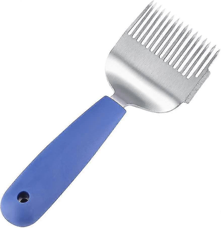 Bee Uncapping Fork, Stainless Steel Straight Needles Plastic Handle Bee Honey Sparse Rake Shovel/YY
