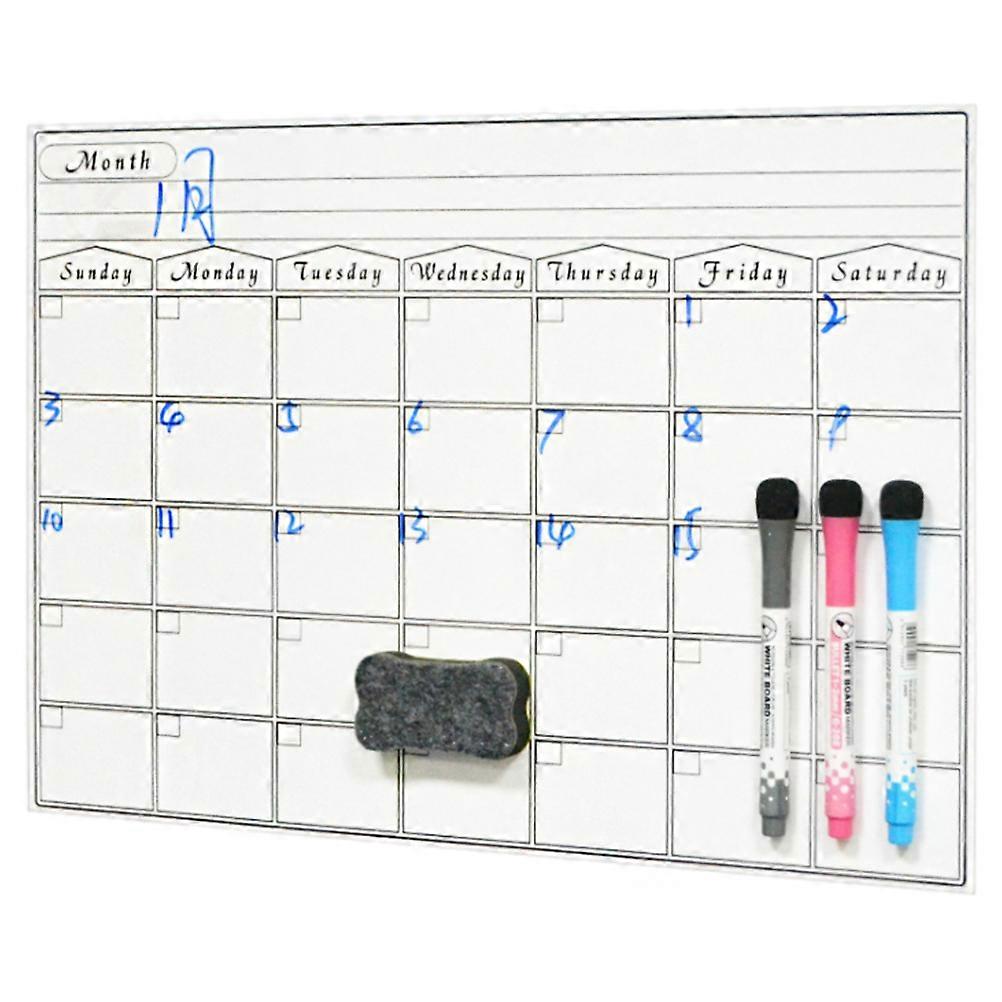 Whiteboard Magnetic Fridge Board Dry Erase Memo Notepad for Home Kitchen Shopping List Meal Planner Office Notice
