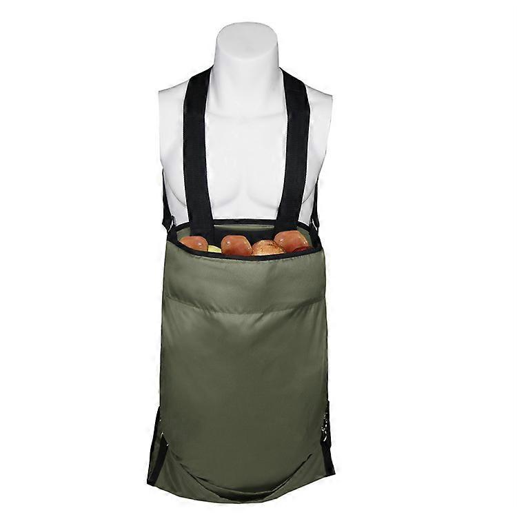 Fruit and vegetable harvesting apron